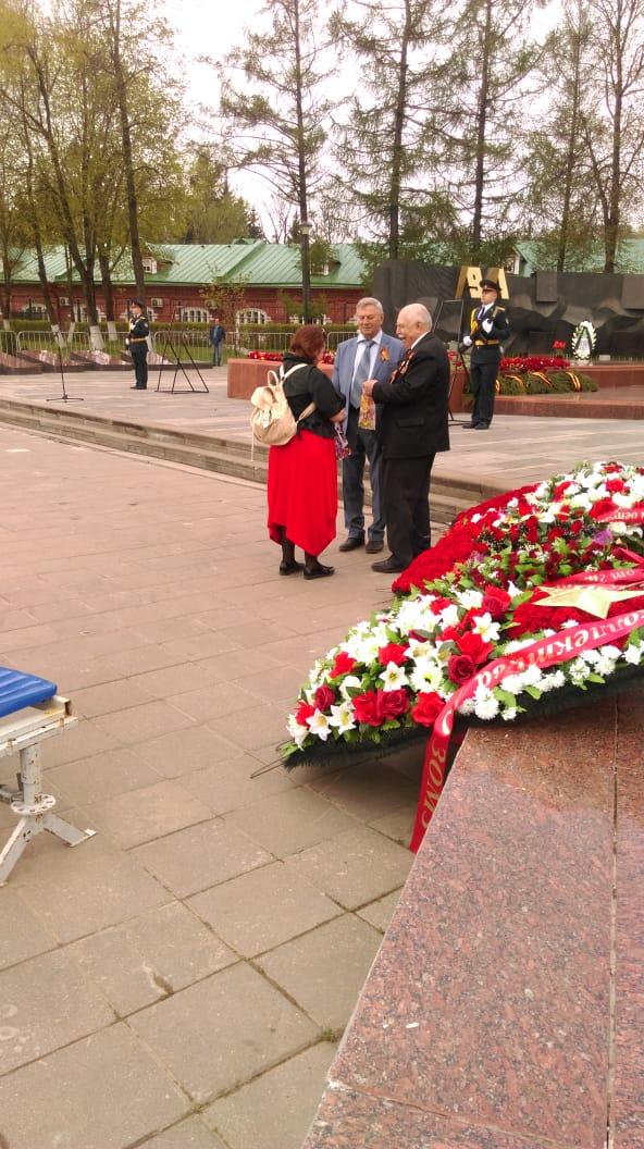 Поздравление ветеранам в Сергиевом Посаде
